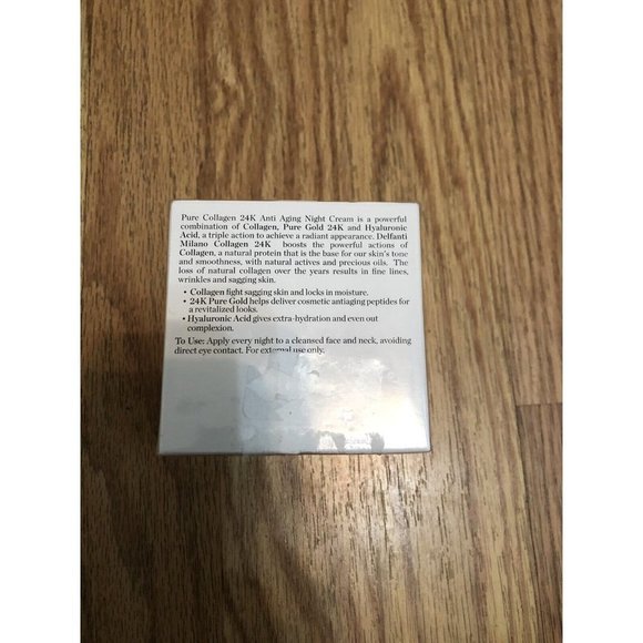 Delfanti Milano Collagen 24K Pure Hyaluronic Acid Anti Aging Night Cream 1.7oz - Picture 4 of 5